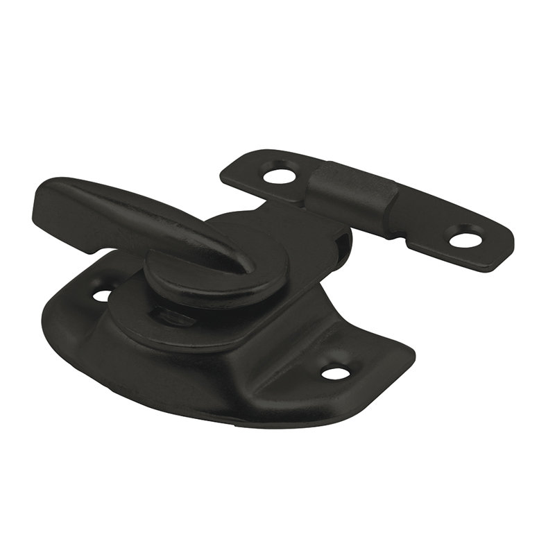 Serrure de ceinture Prime-Line, entraxes de 1-1 / 2 po et 1-7 / 8 po (paquet simple), Noir