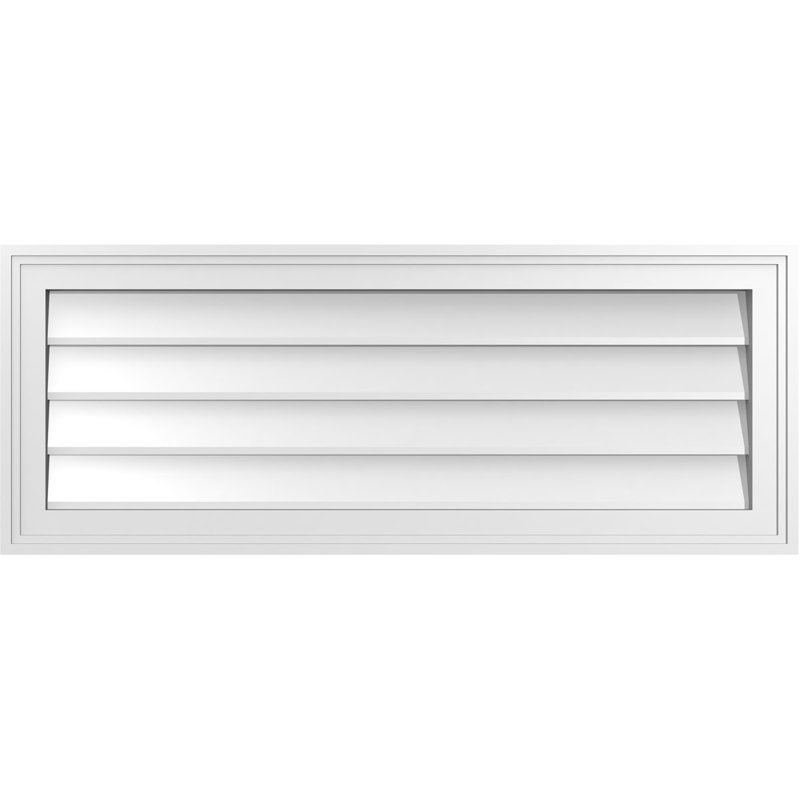 Cadre en brique, brun clair apprêté, H 14 po x l 36 po x P 1,5 po