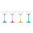 Gala 8.5oz. Glass Martini Glass Stemware Set