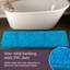Tapis de bain en chenille 58 x 24 avec envers antidérapant - Mousse à mémoire de forme en chenille absorbante à velours épais-24132110