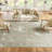 Botanical Washables 7'6" x 9'10" Green Multicolor Farmhouse Indoor Rug-889219907-890207863