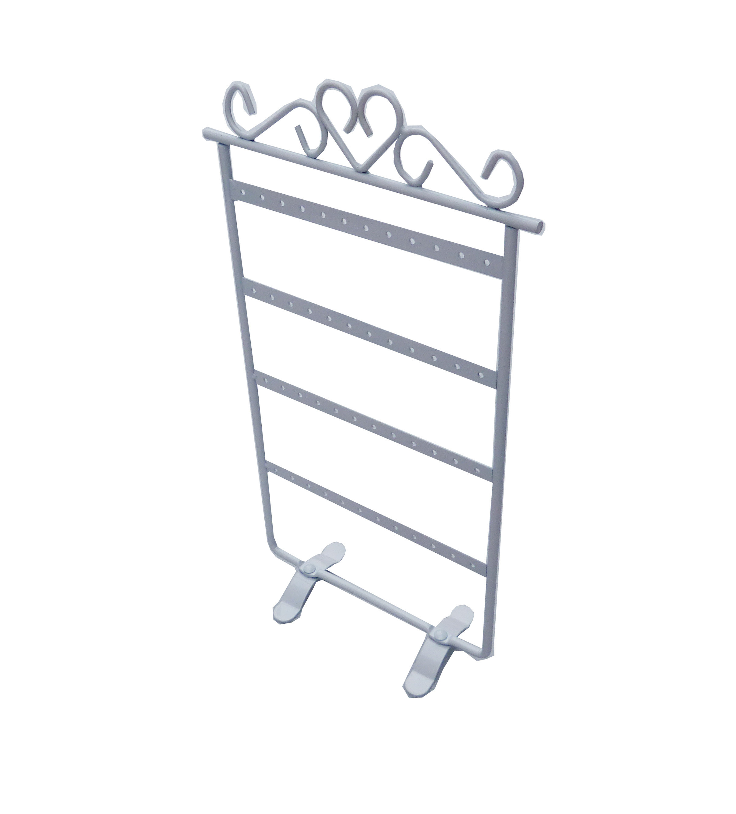 Winston Porter Earing Display Stand Holds Earring Cards Rack 48 Holes ...