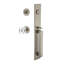 Viaggio Quadrato One-Piece Handleset With D Grip And Circolo Rosette With Quadrato Crystal Knob-157204714-157204711
