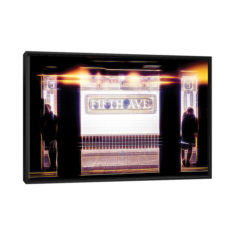 «At Full Speed», impression sur toile, H 18 po x l 26 po x P 1,5 po, Toile avec cadre noir, Pas de tapis