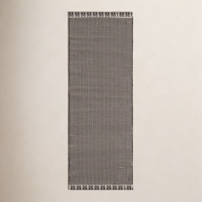 Bester Hand-Woven Geometric Cotton Rug