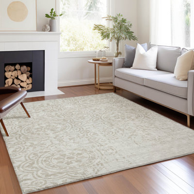 Lamanna Washable Oriental Indoor / Outdoor Rug