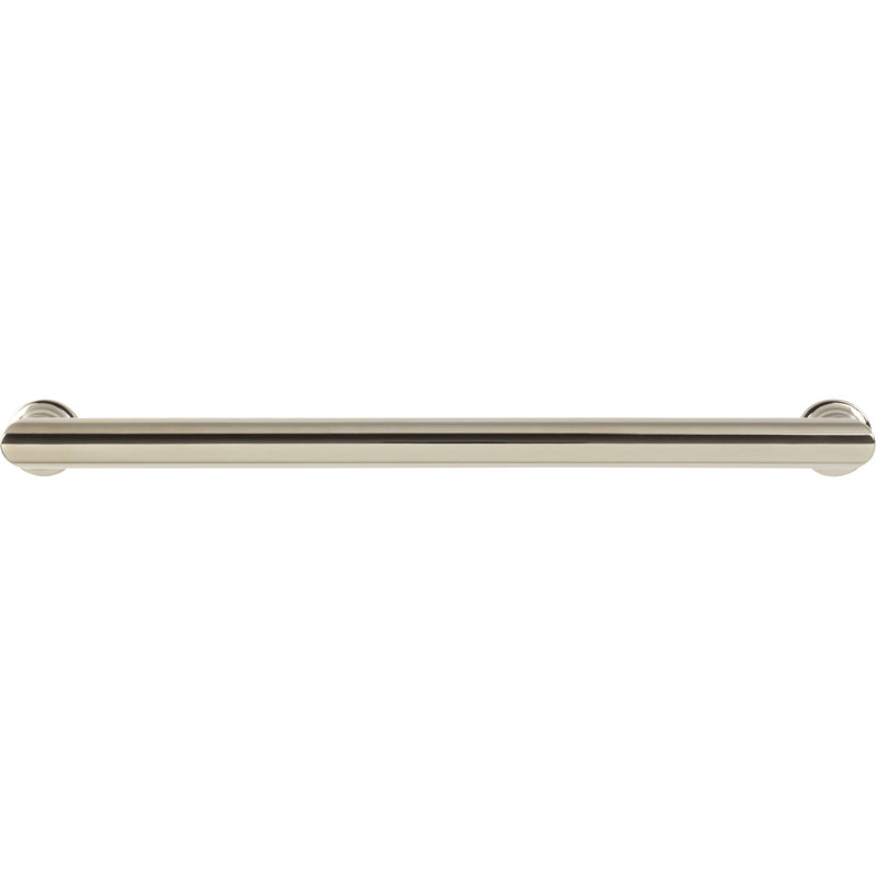 Morris Appliance Pull, Polished Nickel, 12" Center to Center