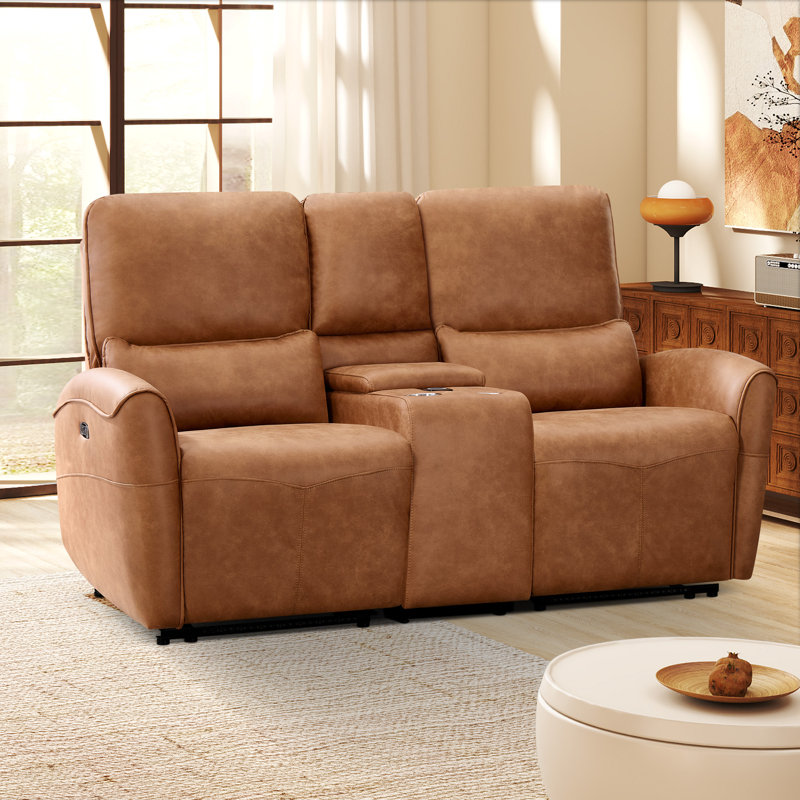 Causeuse inclinable 70 po, Brown