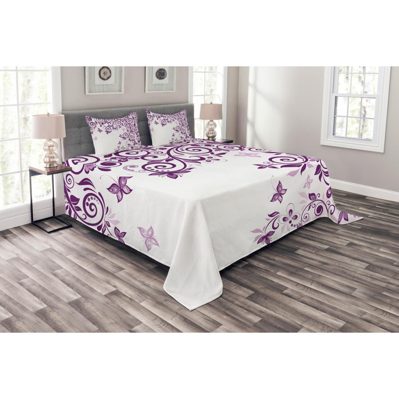 Traditional Polyester No Camouflage Coverlet, King Coverlet + 2 Shams