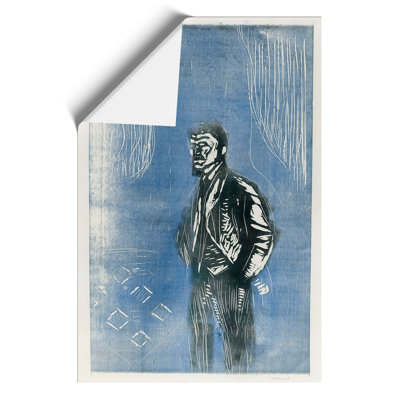 Self Portrait by Edvard Munch - Frameless Print