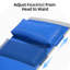 Chaise d'extérieur paisible - 5 positions réglables, cadre en aluminium (Blue Garden Delightful Lounge 2 chaises + 1 table,