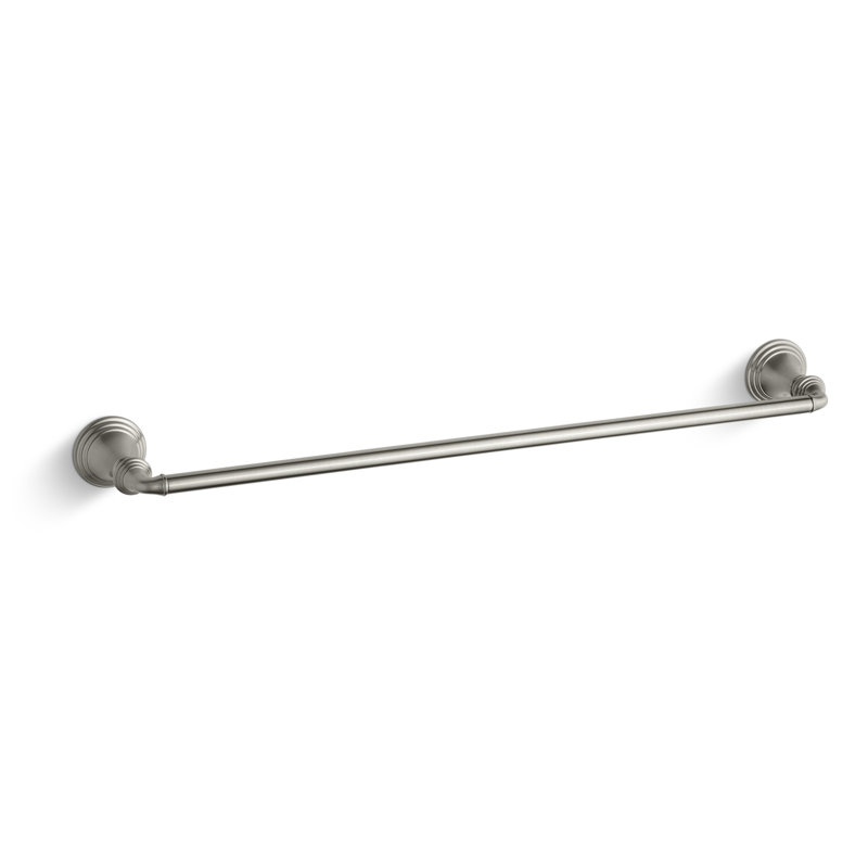 Devonshire Towel Bar, Vibrant Brushed Nickel, 18"W