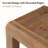 Square Solid Wood End Table
