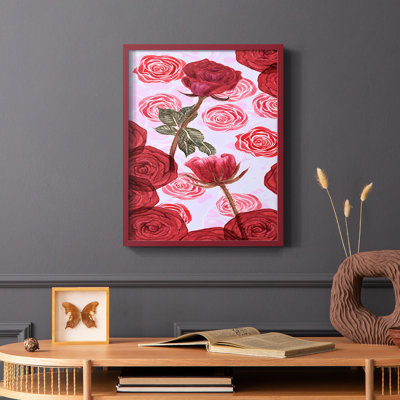 I Love You Collection B Framed Print - Solid Wood
