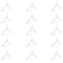 Extra Large Hangers Big Clothes Hangers Enlarge Adjustable Shoulder 16.4 inch-27.2 inch Drying Hanger 4 Pack Sturdy Hangers for Wide Polos Tops