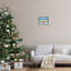 Santa with Pool Float Framed Giclee Art by Paul Brent-1199796431-1199796428