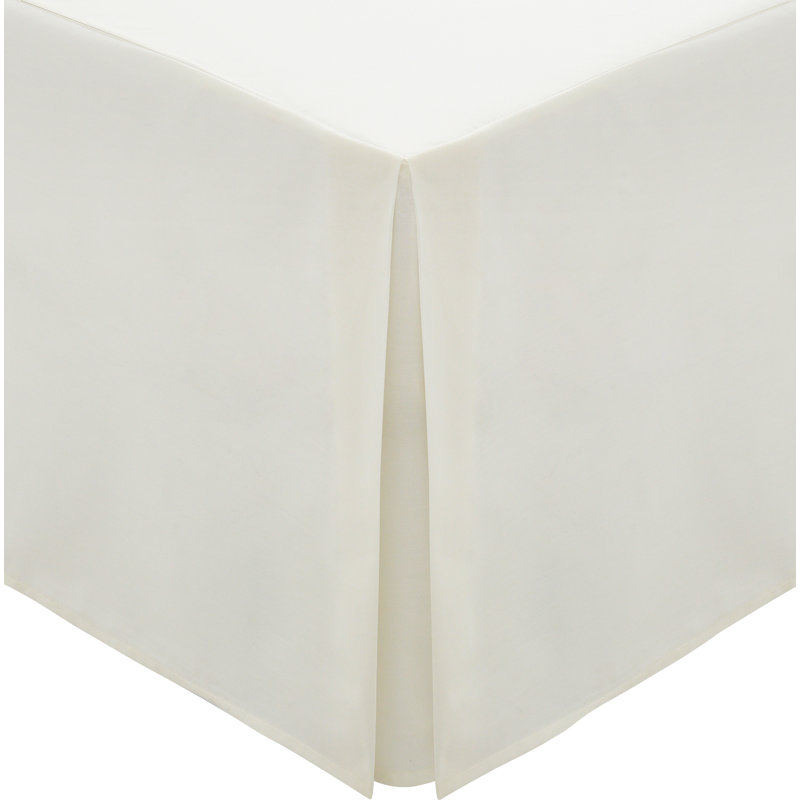 Helena Springfield Plain Dye 180 Thread Count Bed Skirt, Ivory, Single (3')