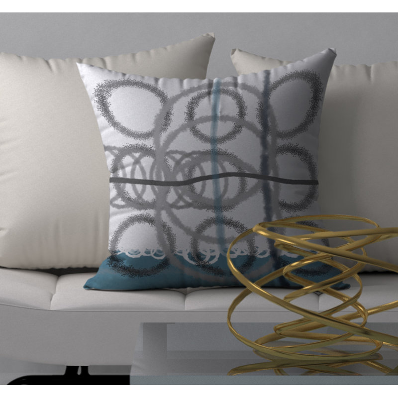 Housse de coussin carrée/insert, H 18 po x l 18 po