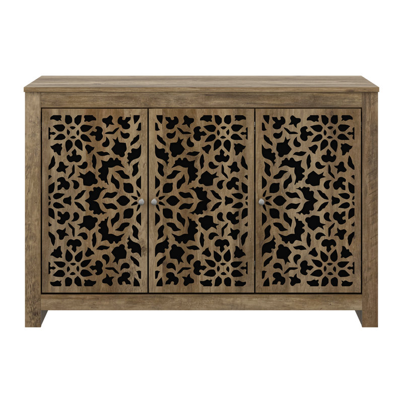 Culbreath Arrastia 3 Door Wide Sideboard, Knotty Oak, Barli