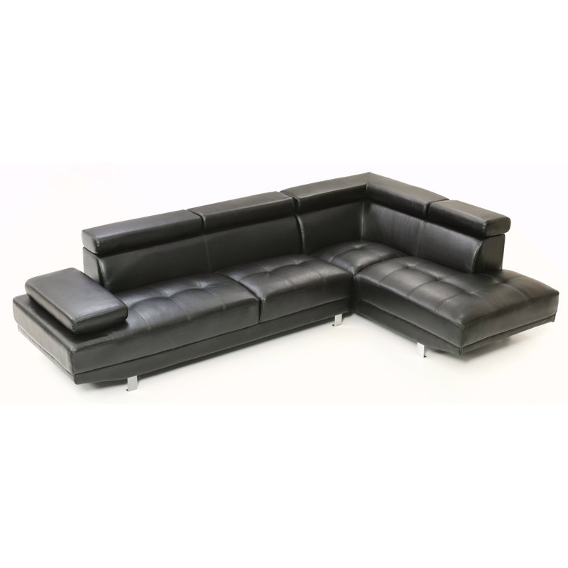 Canapé modulaire Riveredge (sans repose-pieds), noir, Noir