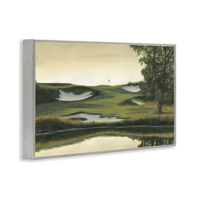 Giclée sur terrain de golf gris, estampe numérique par Michael Willett , Estampe numérique Farmhouse, H 12 po x l 18 po