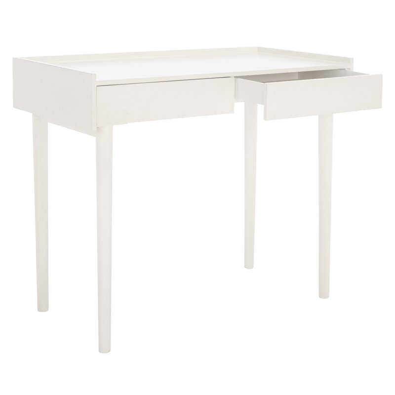 Bureau d'écriture Attis, Blanc antique, Blanc antique