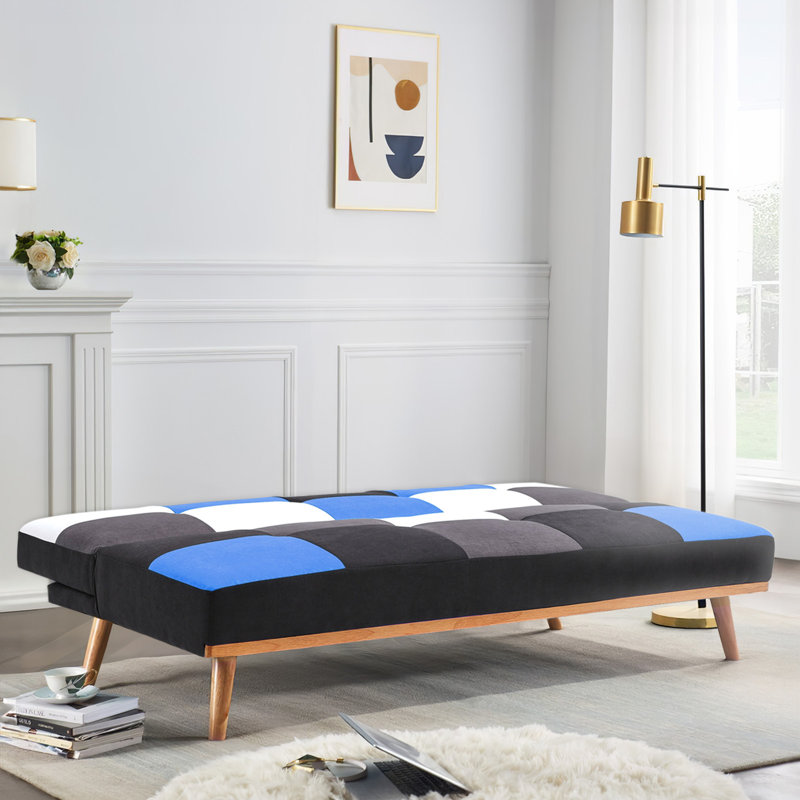 Ohara 3 Seater Sofa Bed, Blue