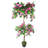 140cm Faux Flowering Tree in Pot Liner