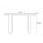 American style simple console table-1459296637