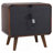 Dark Walnut 2-drawer Nightstand