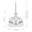 Pritzker 5 - Light Shaded Chandelier