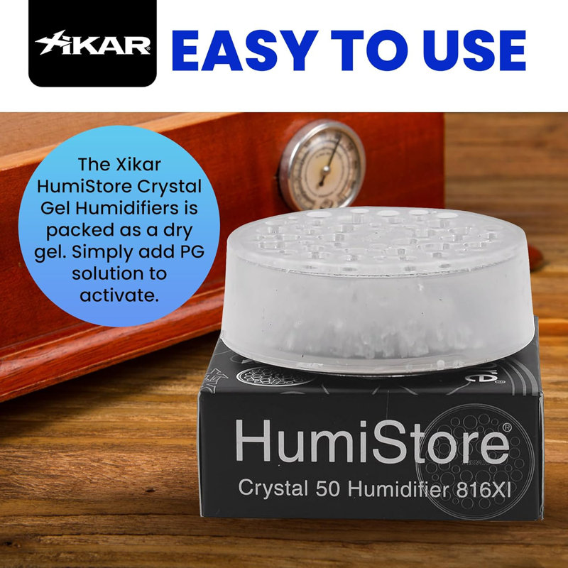 Bocal d'humidificateur en gel pour cigares à cigares Xizar