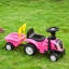 HOMCOM Ride On Tractor Toddler Walker with Horn for 1-3 Years Old Pink