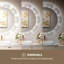 Deaysia Round Mirror