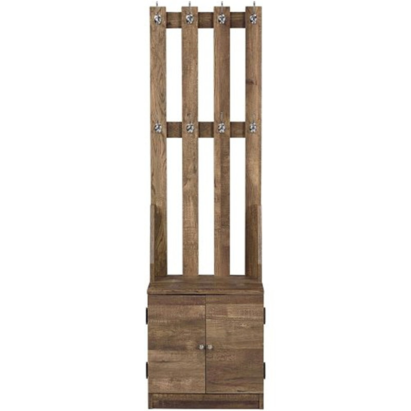 Arbre d'entrée Benedick avec banc et rangement pour chaussures