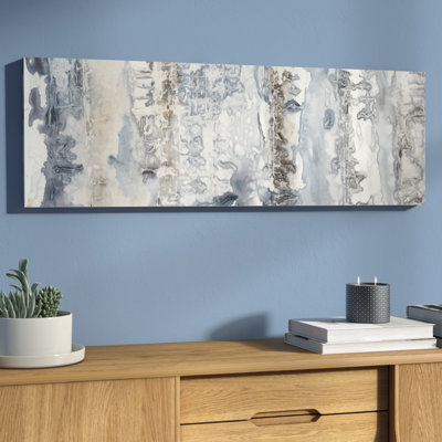 «Neutral Strata I» par Jennifer Goldberger, impression panoramique sur toile tendue
