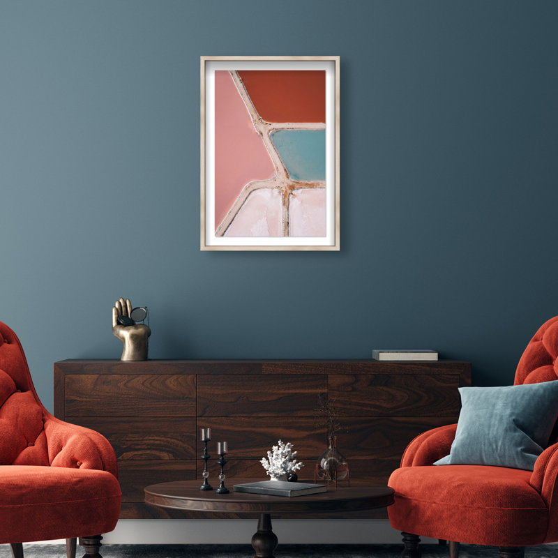 Perfectly Aligned Print by Oliver Gal, 25.5"H x 37.5"W, Natural Oak Shadowbox