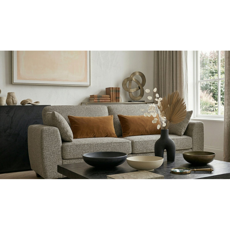 Chenille Sofa, Beige, 2