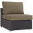 Modway Convene Wicker Rattan 7-Piece Outdoor Patio Sectional Sofa Furniture Set-2018957920