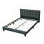 Mobilier de chambre à coucher moderne avec lit de taille très grand lit californien capitonné 1pc