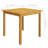 2 - Person Wicker Patio Dining Set with Square Table , Cushions Included