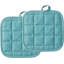 Ensemble de 9 pièces de linge de cuisine CANNON avec 2 serviettes de cuisine en coton, 2 porte-casseroles, 1 gant de cuisine et 4 torchons, bleu-73411229
