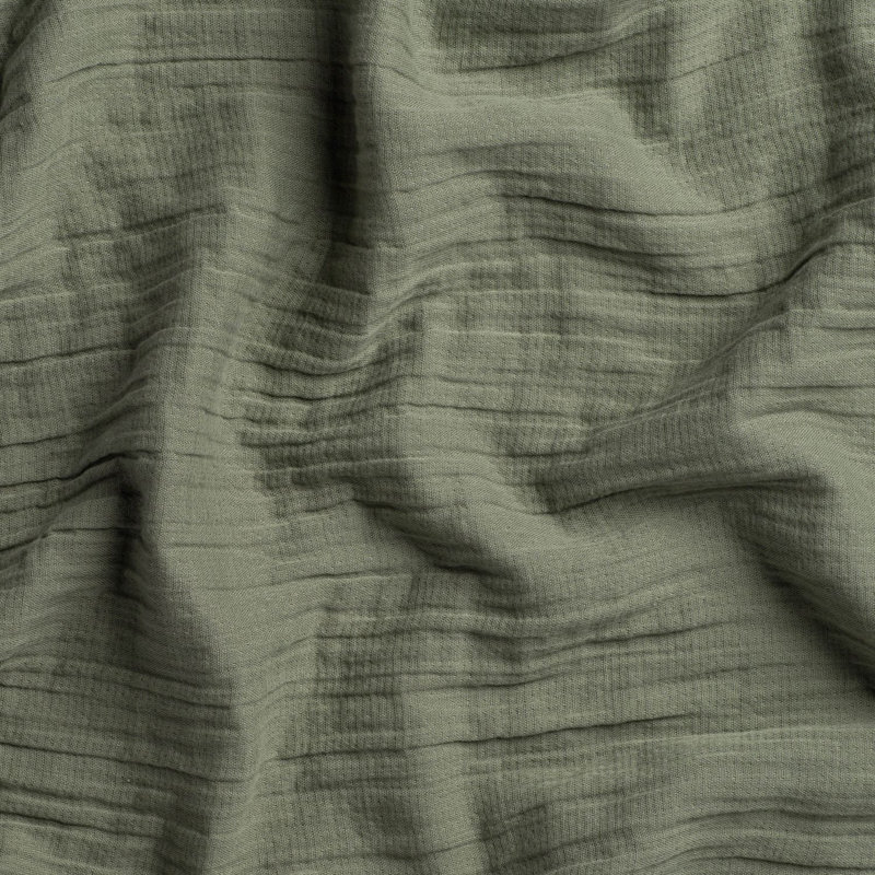 4-Piece 100% Cotton Gauze Sheet Set, Soft Breathable Premium Cotton Sheets for All-Season Comfort, Queen Sheet Set, Green