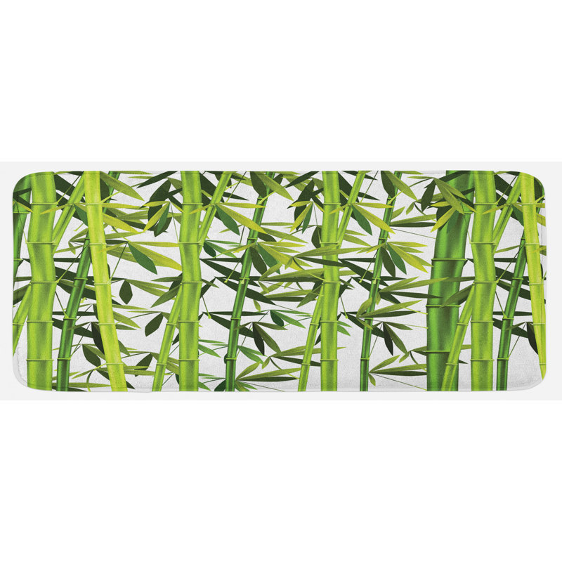 Tapis de cuisine en bambou