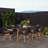 Karg Modern Duracoar And Teak Wood Finish Legs Dining Set-1295288424