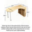 Bureau à domicile simple avec planche latérale-712654524-712654513