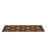 Coir Doormat with Geometric Print
