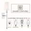 Applique murale 20 lumières Latitude Run® Aileth + abat-jour en lin, finition chrome-1951896582