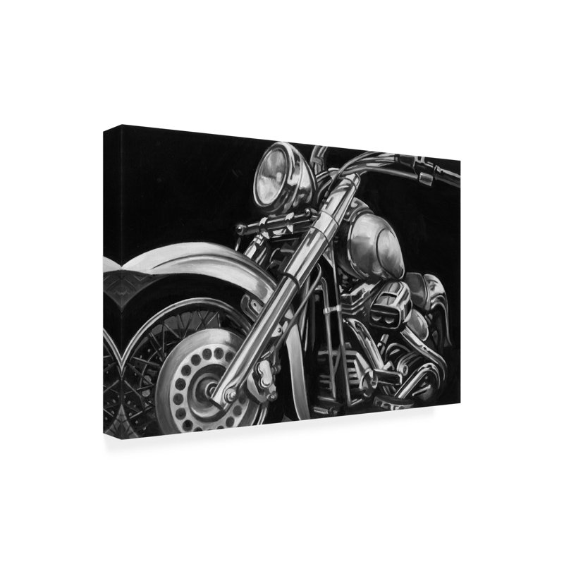 Toile pour l'extérieur «Classic Hogs II» par Ethan Harper, H 30 po x l 47 po x P 1,5 po