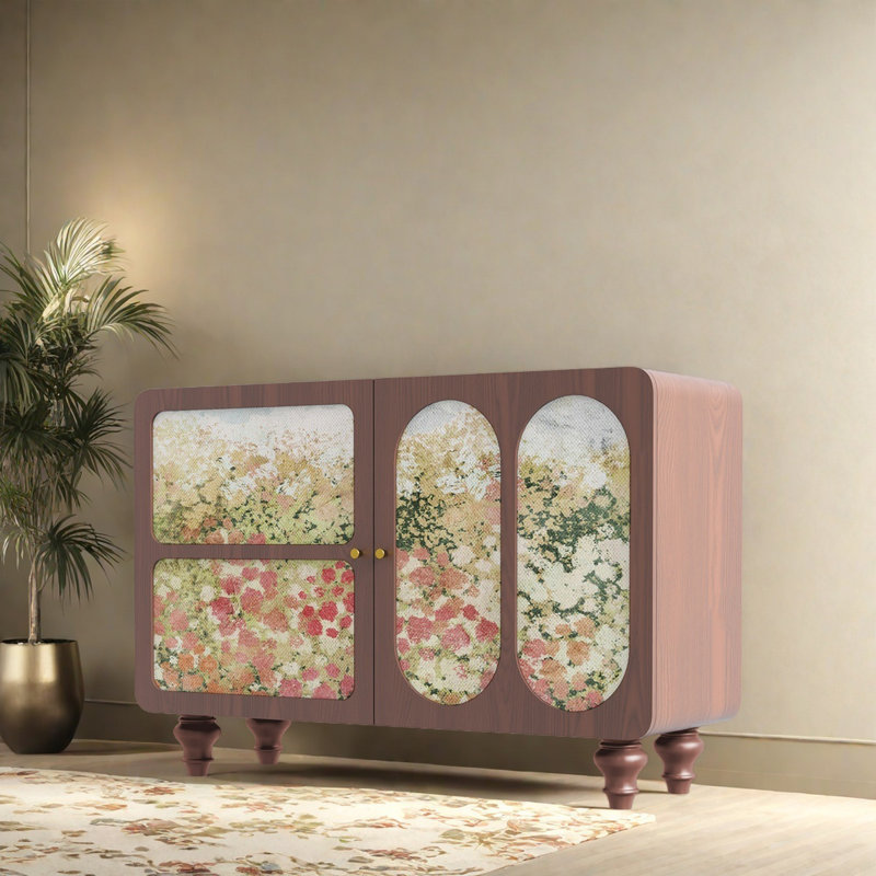 Armoire de rangement American Luxury Art, Noyer